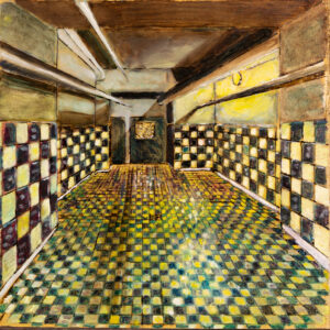 Interno con distorsione
